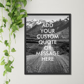 Creëer uw eigen poster voor prijsopgave