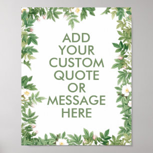 Creëer uw eigen poster voor prijsopgave