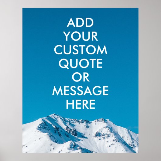 Creëer uw eigen poster voor prijsopgave (Voorkant)