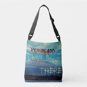 Creëer uw eigen prachtige berg Kilimanjaro Crossbody Tas