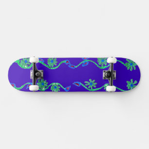 Creëer Uw eigen prachtige blauw Skateboard