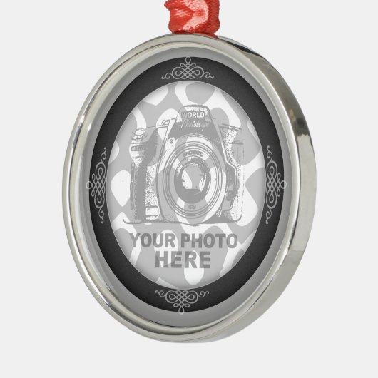 Creëer Uw eigen Premium Round Ornament Elegant (Links)