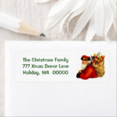 Creëer Uw eigen prettige kerstcadeautjes Etiket (Insitu)