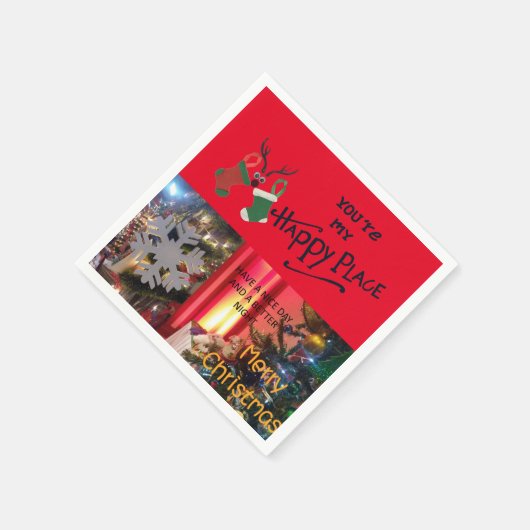 Creëer Uw eigen prettige plek Servet (Hoek)