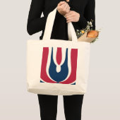 Creëer uw eigen product aanpassen grote tote bag (Voorkant (product))