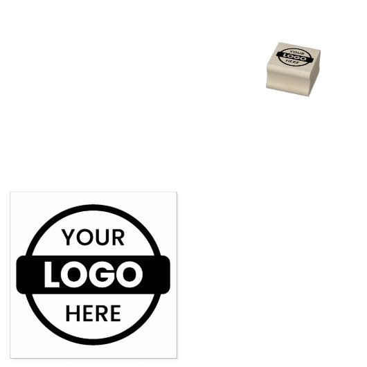Creëer uw eigen Professional Custom Business Logo Rubberstempel (Gestempeld)