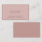 Creëer Uw eigen professioneel modern Classy-ontwer Visitekaartje (Voorkant / Achterkant)