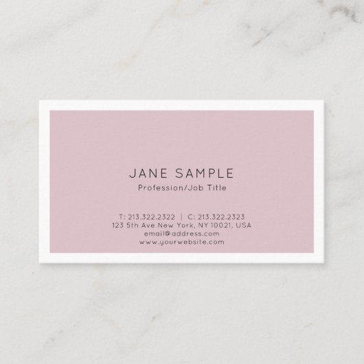 Creëer Uw eigen professioneel modern, schoon ontwe Visitekaartje (Voorkant)