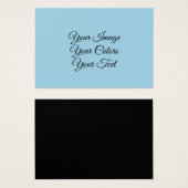 Creëer Uw eigen profielkaart Visitekaartje (Voorkant /achterkant)