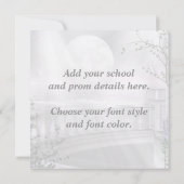 Creëer uw eigen prom uitnodigingen (Achterkant)