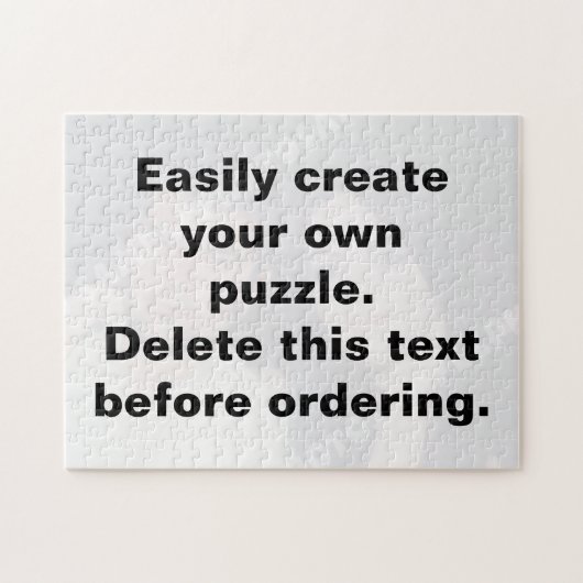 Creëer uw eigen puzzel eenvoudig met uw foto legpuzzel (Horizontaal)