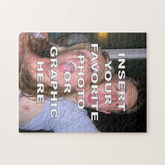 Creëer Uw eigen puzzel Legpuzzel (Horizontaal)