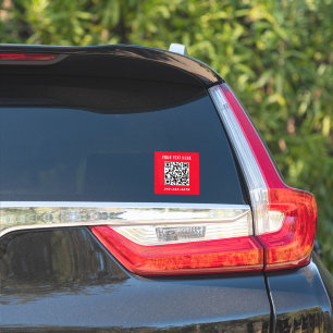 Creëer uw eigen Qr Code Car Sticker