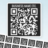 Creëer Uw eigen QR-code en -gegevens | Zwart-wit Labels