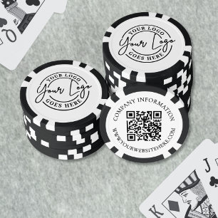 Creëer uw eigen QR-code Logo Poker Chips