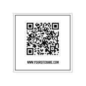 Creëer Uw eigen QR-code Rubberstempel (Afrduk)