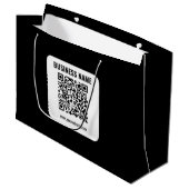 Creëer Uw eigen QR-code | Transperant Groot Cadeauzakje (Voorkant Gekanteld)
