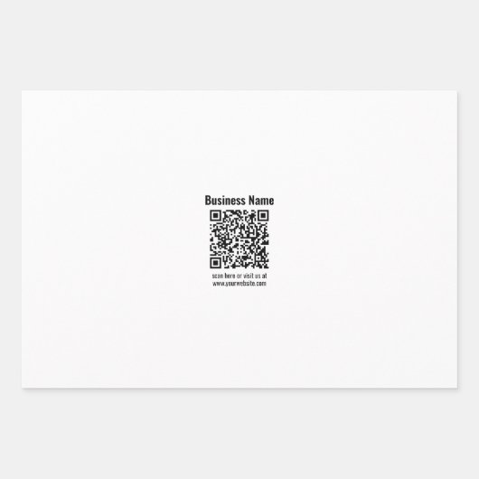 Creëer Uw eigen QR-code | Transperant Inpakpapier Vel (Voorkant 2)