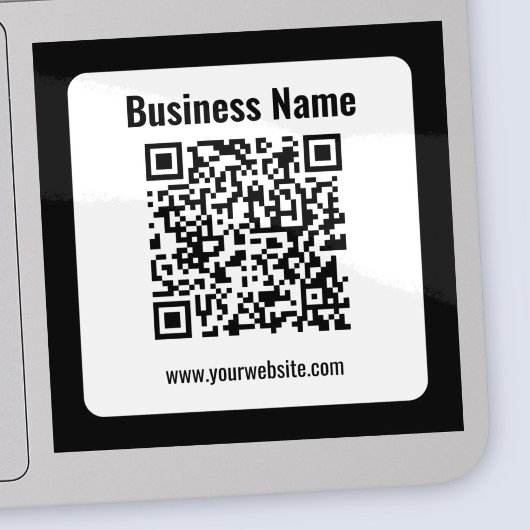 Creëer Uw eigen QR-code | Transperant Sticker