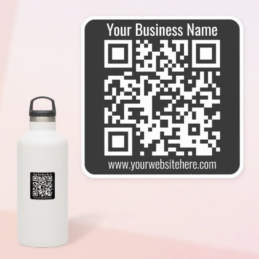 Creëer Uw eigen QR-code | Transperant Sticker