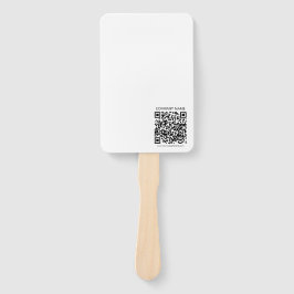 Creëer Uw eigen QR-code | Zwart-Wit Handwaaier