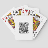 Creëer Uw eigen QR-code | Zwart-Wit Pokerkaarten (Achterkant)