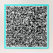 Creëer Uw eigen QR-codepuzzel Verrassing Grappige Legpuzzel (Horizontaal)