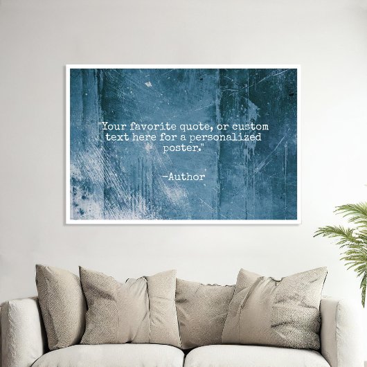 Creëer Uw eigen Quote Grunge Poster