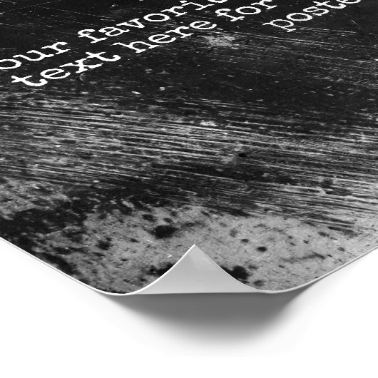 Creëer Uw eigen Quote Grunge Poster (Hoek)