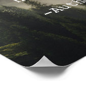 Creëer Uw eigen Quote Natuur Landscape Poster (Hoek)