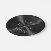 Creëer Uw eigen radiale jet zwart-wit in penseelpe Papieren Bordje (Gekanteld)