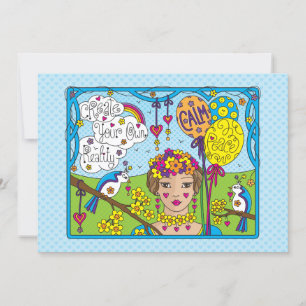 Creëer Uw eigen realiteit_Platte kaart 7"x5"