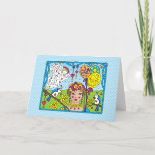 Creëer Uw eigen realiteit_Wenskaart Kaart