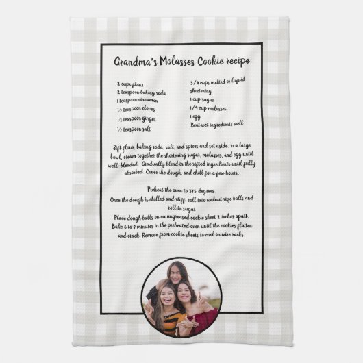 Creëer uw eigen Recipe keepaardbuffel toevoegen Fo Theedoek (Verticaal)