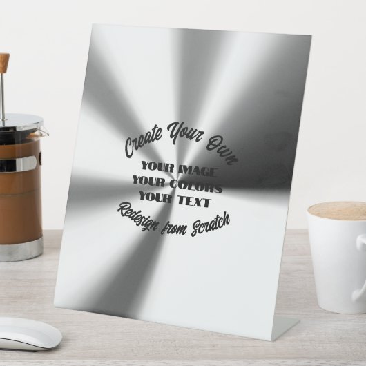 Creëer Uw eigen Reclamebord Met Voetstuk (Insitu)