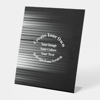 Creëer Uw eigen Reclamebord Met Voetstuk