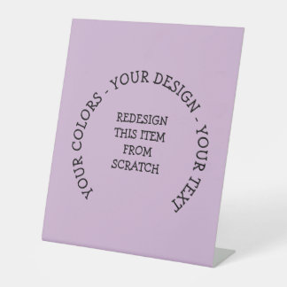 Creëer Uw eigen Reclamebord Met Voetstuk