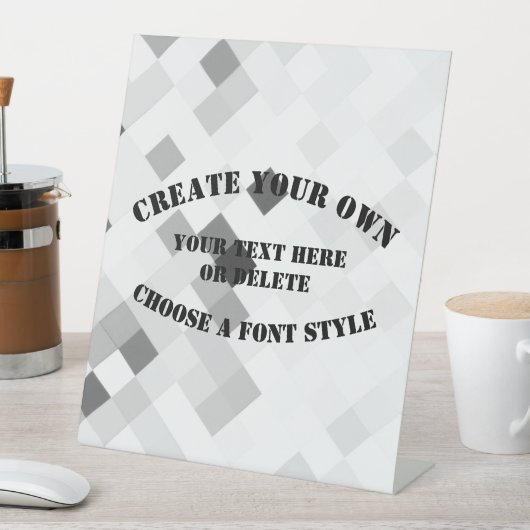 Creëer Uw eigen Reclamebord Met Voetstuk (Insitu)