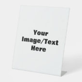 Creëer Uw eigen Reclamebord Met Voetstuk (Voorkant)