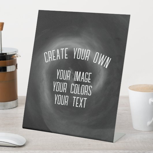 Creëer Uw eigen Reclamebord Met Voetstuk (Insitu)