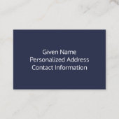 Creëer Uw eigen Red Union Jack Visitekaartje (Achterkant)