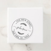 Creëer Uw eigen retouradres Bedankjes Labels (In situ)