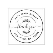 Creëer Uw eigen retouradres Rubberstempel (Afrduk)