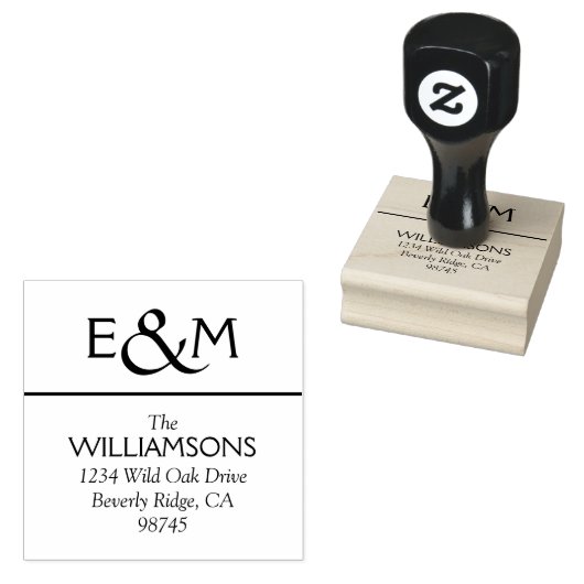 Creëer uw eigen retouradres 	rubberstempel (Gestempeld)