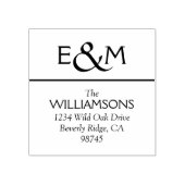 Creëer uw eigen retouradres 	rubberstempel (Afrduk)