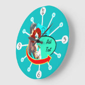 Creëer Uw eigen Retro  50s Diner Grote Klok (Hoek)