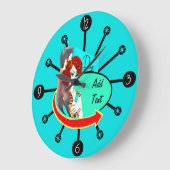 Creëer Uw eigen Retro  50s Diner Grote Klok (Hoek)