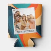 Creëer uw eigen retro foto Koelbox Blikjeskoeler (Voorkant)