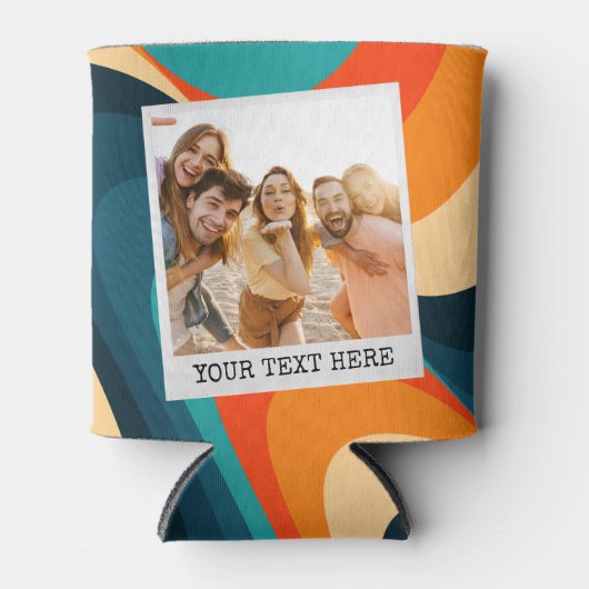 Creëer uw eigen retro foto Koelbox Blikjeskoeler (Voorkant)