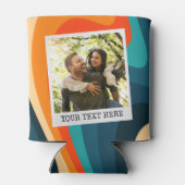 Creëer uw eigen retro foto Koelbox Blikjeskoeler (Achterkant)